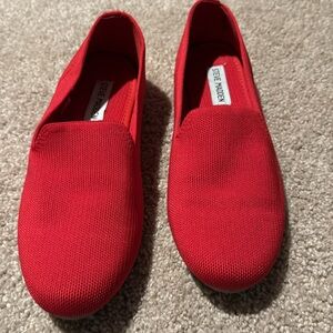 Steve Madden Red Slip-On Flats